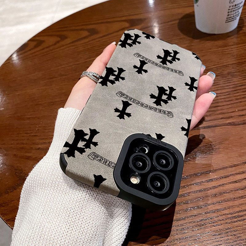 suede leather cross