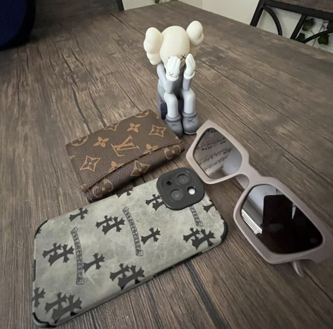 suede leather cross