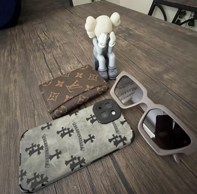 suede leather cross